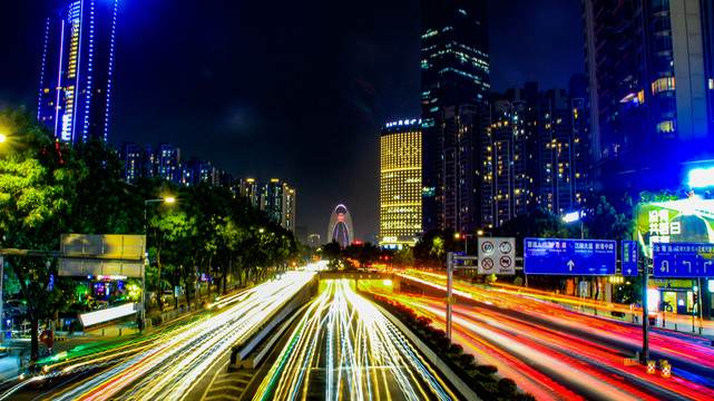 珠江新城夜景