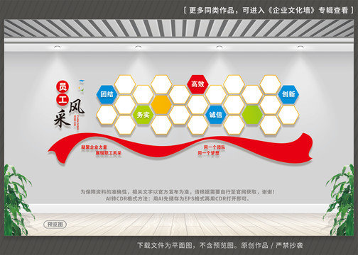 員工風(fēng)采文化墻