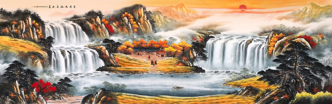 聚寶盆風水畫