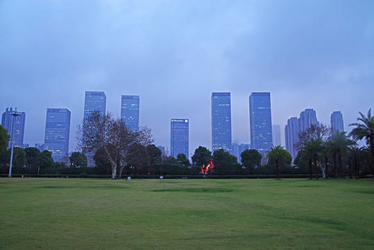 湖南长沙橘子洲建筑景观