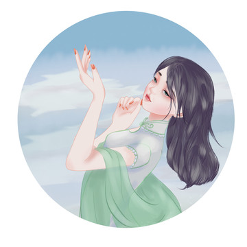 美女頭像