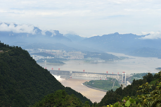 三峡工程高清全景图