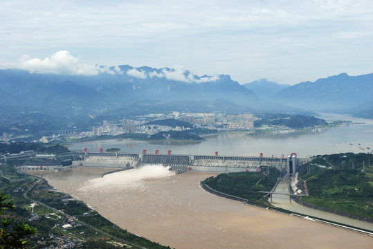 三峡工程高清全景图