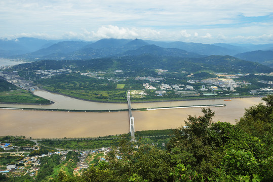 三峡工程高清全景图