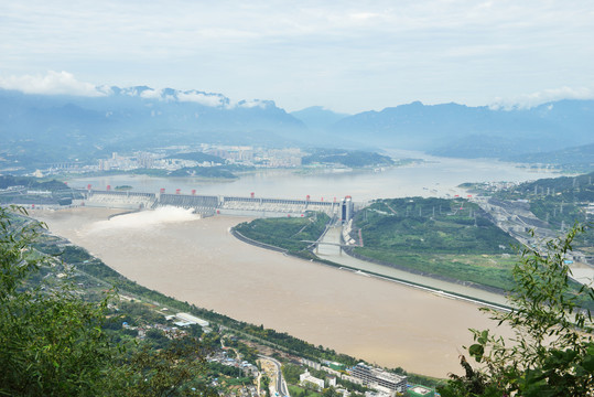 三峡工程高清全景图