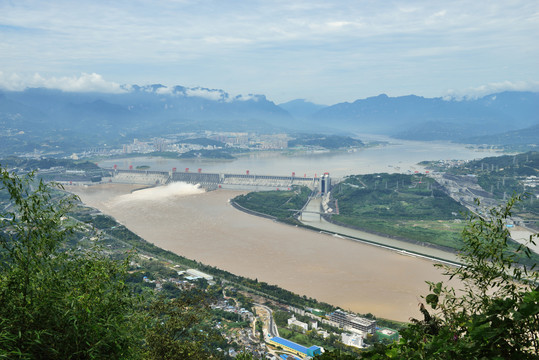 三峡工程高清全景图