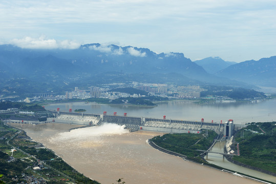 三峡工程高清全景图