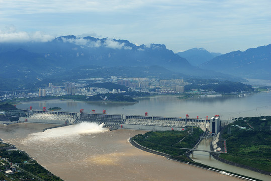 三峡工程高清全景图