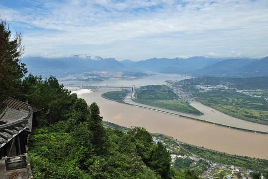 三峡工程高清全景图