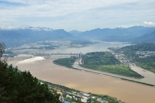 三峡工程高清全景图