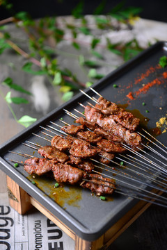 烤牛肉串