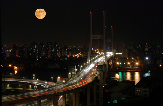 南浦大桥夜景