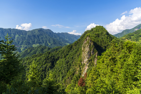 蓝天青山