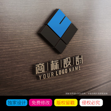 CV字母LOGO标志商标