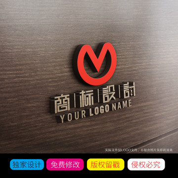 OV字母组合LOGO设计