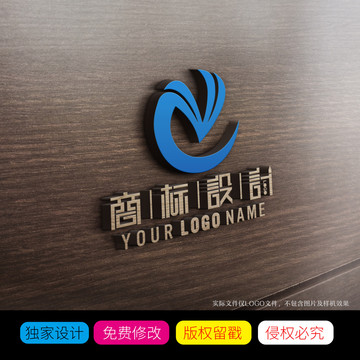 CV字母组合LOGO设计