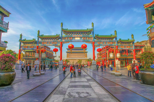 北京正阳桥牌楼