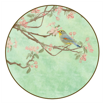 手繪海棠