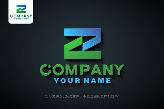 ZX字母XZ标志