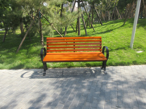 防腐木公园椅