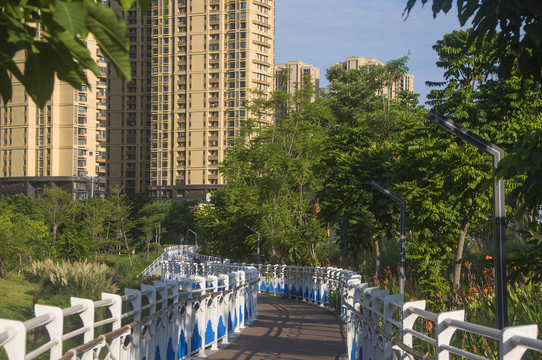 社区园林步道