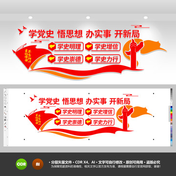 學(xué)黨史文化墻