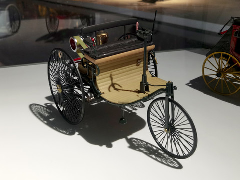 上世纪蒸汽车模型