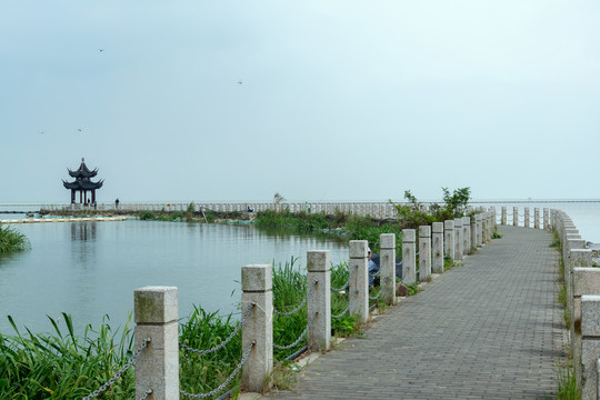 太湖堤坝