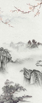 中式禅意花鸟装饰画