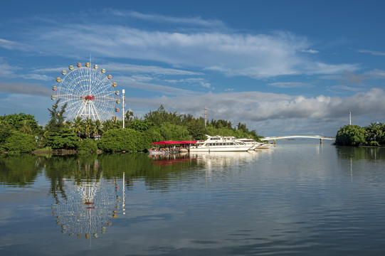 海口万绿园海景