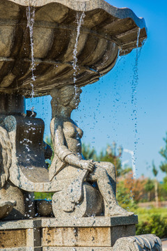 欧式石雕雕塑喷泉