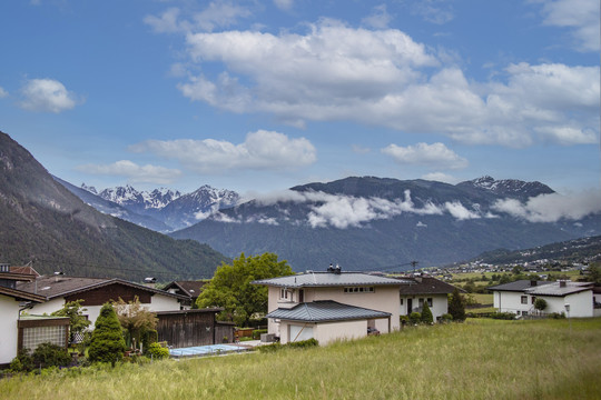 瑞士高山草甸田园风光15