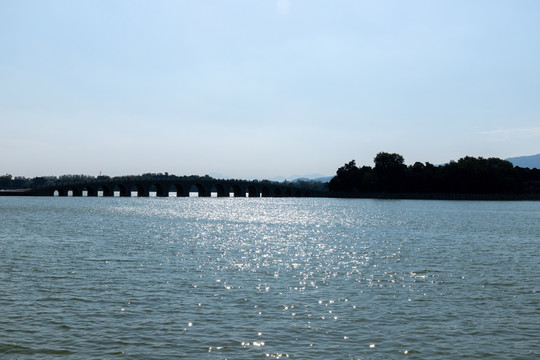 北京颐和园昆明湖十七孔桥