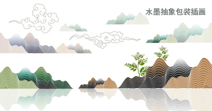 線條裝飾畫