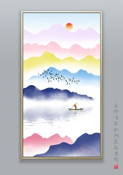 抽象山水畫(huà)