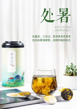 處暑節(jié)日海報(bào)