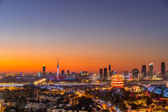 武汉城市地标黄鹤楼城市地标