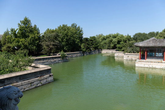 北京颐和园湖景