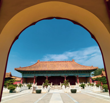 北京太庙乾门