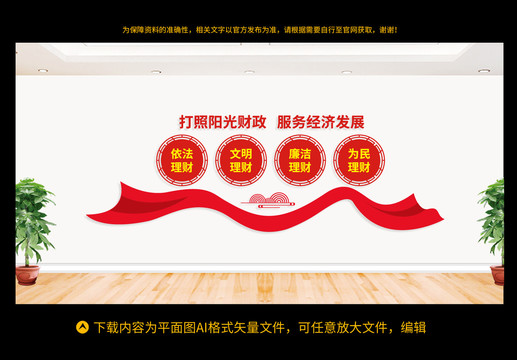 財(cái)政局文化墻