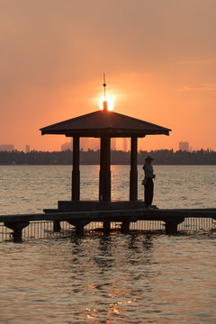 中国湖北武汉东湖听涛风景区