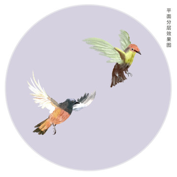 手繪鳥兒