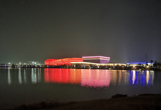 體育館夜景