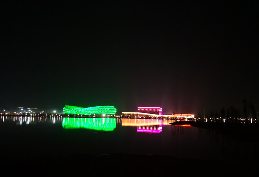 體育館夜景