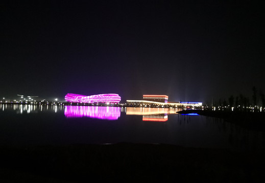 體育館夜景