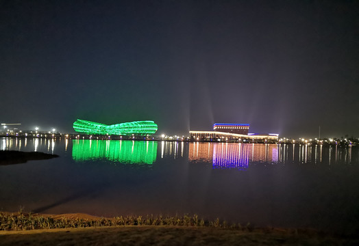 體育館夜景