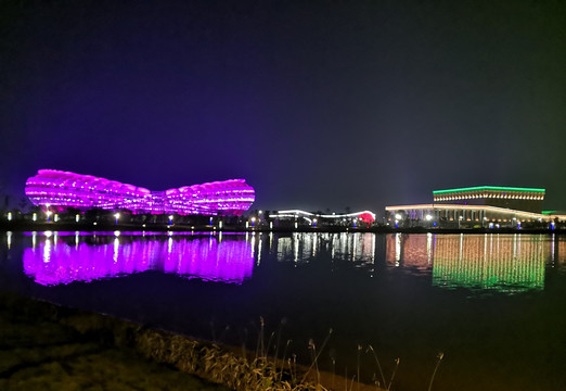 體育館夜景