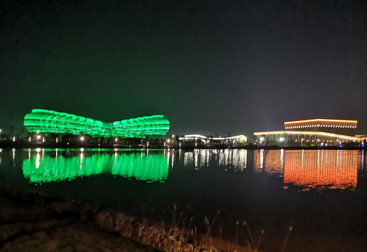 體育館夜景