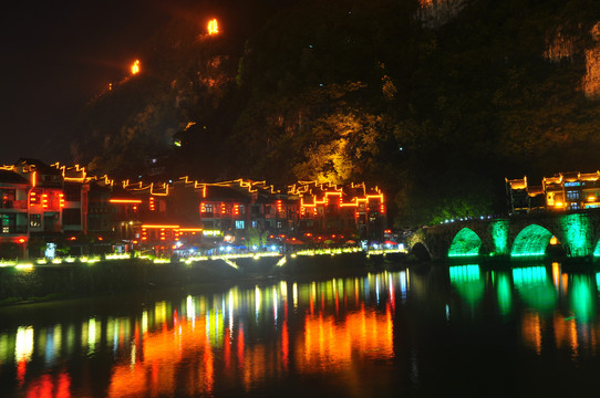 镇远古镇夜景