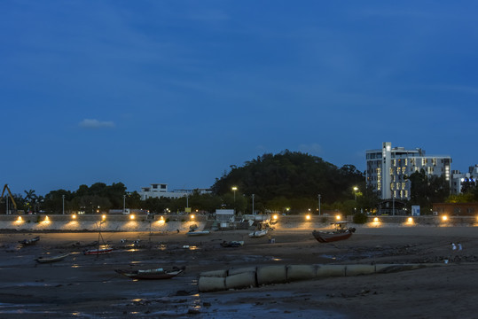 厦门海沧湾公园夜景